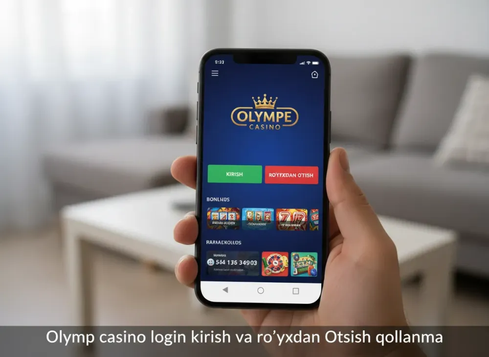 Olymp casino login kirish va ro'yxatdan o'tish qo'llanma